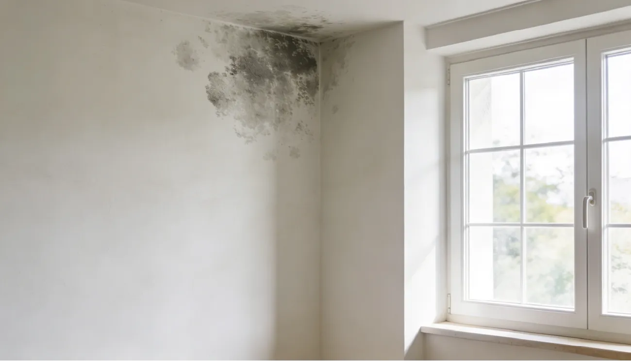 Moho en pared de vivienda en Aranjuez
